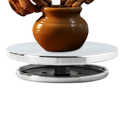 Töpferscheibe,Drehbare Modellierplatte Für Ton Und Knete - Multifunktionales Modellierwerkzeug Mit Rutschfestem Tisch Für Heimwerkstatt Studio Töpferscheibe,Drehbare Modellierplatte Für Ton Und Knete - Multifunktionales Modellierwerkzeug Mit Rutschfestem Tisch Für Heimwerkstatt Studio von Wpsagek