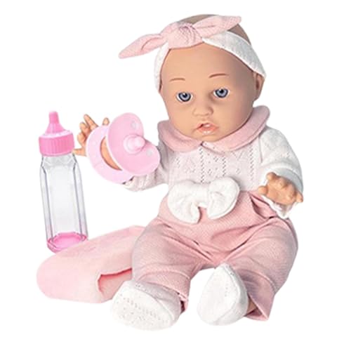 Wpsagek Babys Born Puppen, 12in Soft Bodied Doll Mit Kleidung Flasche Und Schnuller, Wiedergeborene Babypuppe Silikon Puppen Wie Echtes Baby Puppen von Wpsagek
