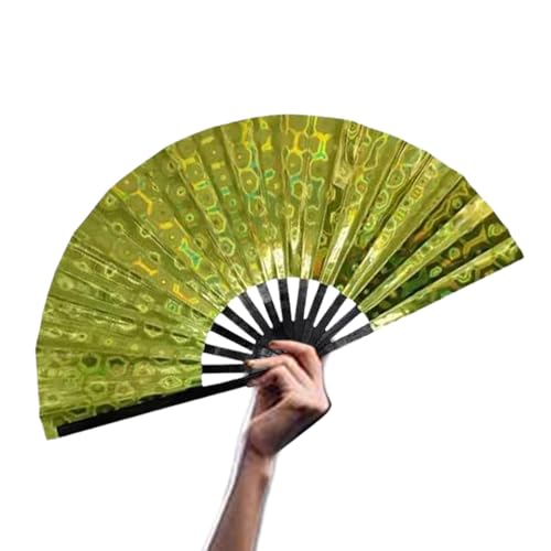 Wpsagek Handlüfter für Frauen faltbar, Handlüfter faltbar,Großes Handfanhandwerk für Frauen - Chinesische japanische Foto -Requisiten Modezubehör für tanzende Cosplay -Hochzeitsfeierdekorationen von Wpsagek