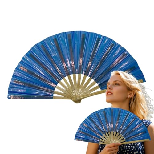 Wpsagek Klapper Handlüfter, faltende Lüfter Handheld, Frauen falten Fan große Requisiten, Modezubehör, Foto Requisiten chinesischer japanischer Stil für Party, Hochzeit, Performance Wpsagek Klapper Handlüfter, faltende Lüfter Handheld, Frauen falten Fan große Requisiten, Modezubehör, Foto Requisiten chinesischer japanischer Stil für Party, Hochzeit, Performance von Wpsagek