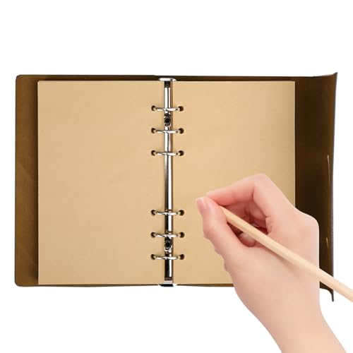 Wpsagek Vintage Notizblock,Journal Buch mit Flexibler Bindung - Planer Schulmaterial, Tagebuch Unterrichtsbedarf Essentials Schreibwaren Für Männer, Frauen & Jugendliche von Wpsagek