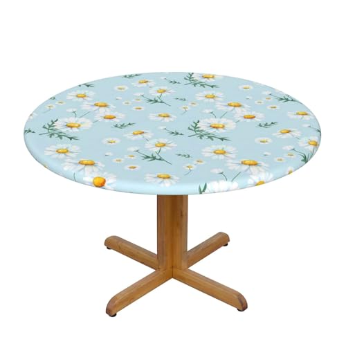 Wratle Runde Tischdecke, rund, Gänseblümchen von Wratle