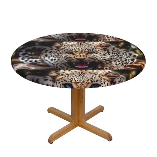 Wratle Runde Tischdecke, rund, Leopardenmuster von Wratle
