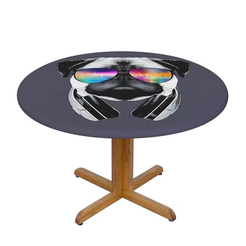 Wratle Runde Tischdecke, rund, Motiv: Auge und Hund Wratle Runde Tischdecke, rund, Motiv: Auge und Hund von Wratle