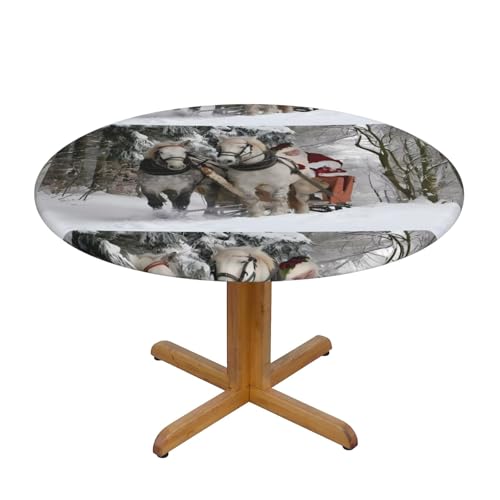 Wratle Runde Tischdecke, rund, Tischdecke, Weihnachtsmann von Wratle