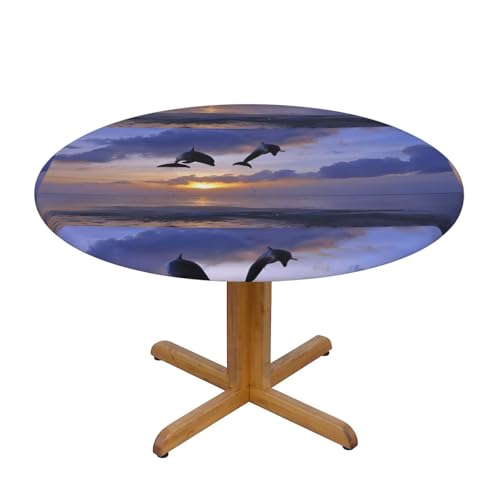 Wratle Runde Tischdecke, rund, elegant, Delfin von Wratle