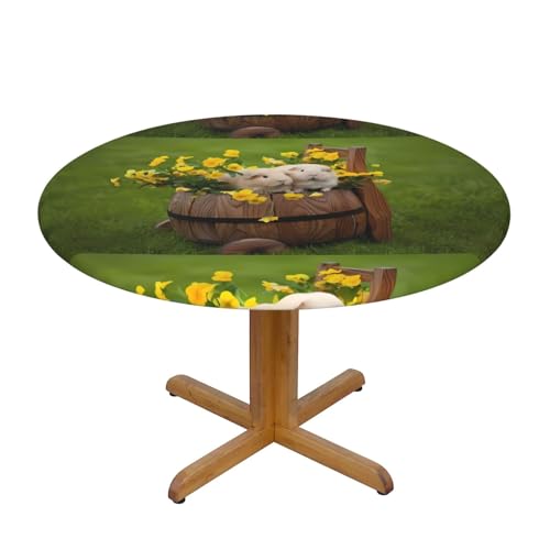 Wratle Runde Tischdecke, runde Tischdecke, Meerschweinchen von Wratle