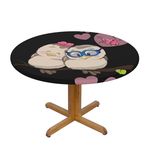 Wratle Runde Tischdecke, runde Tischdecke, Motiv: Liebesvögel Wratle Runde Tischdecke, runde Tischdecke, Motiv: Liebesvögel von Wratle