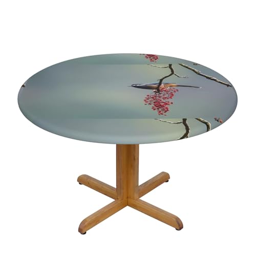 Wratle Runde Tischdecke, runde Tischdecke, Motiv: Vögel im Herbst von Wratle