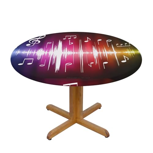 Wratle Runde Tischdecke, runde Tischdecke, Musik von Wratle