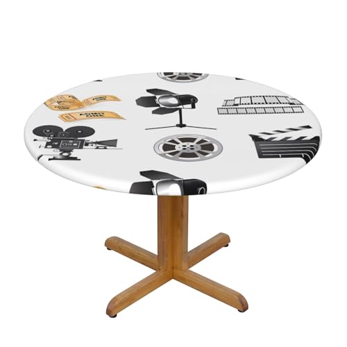 Wratle Runde Tischdecke, runde Tischdecke, Projektorfolie von Wratle