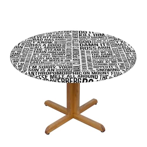 Wratle Runde Tischdecke, runde Tischdecke, Spiel-Zitate von Wratle