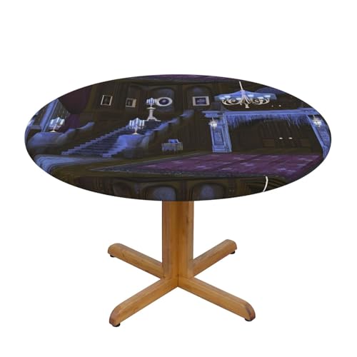 Wratle Runde Tischdecke, runde Tischdecke, Tischdecke, Halloween, Spuk von Wratle