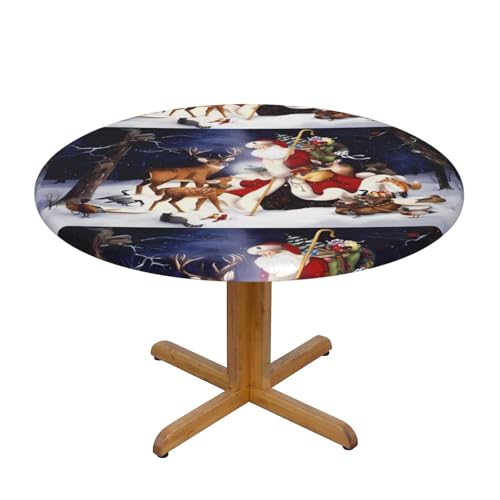 Wratle Runde Tischdecke, runde Tischdecke, Weihnachts-Hirsch von Wratle