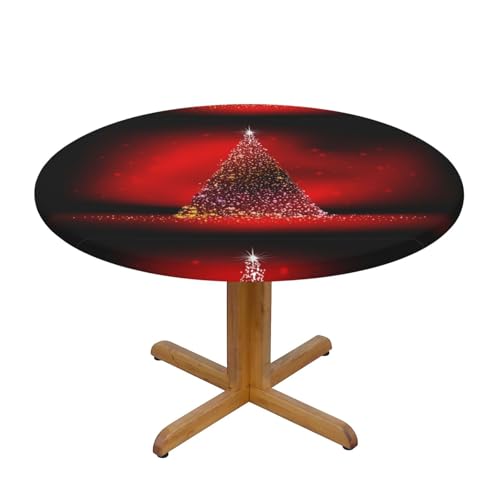 Wratle Runde Tischdecke, runde Tischdecke, Weihnachtsbaum, glitzernd von Wratle