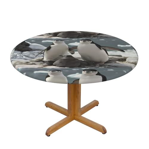 Wratle Runde Tischdecke, runde Tischdecke, niedlicher Pinguin von Wratle