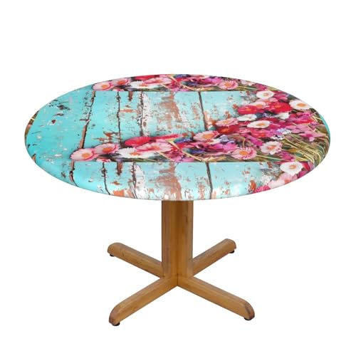 Wratle Runde Tischdecke, runde Tischdecke, rustikale Blumen Wratle Runde Tischdecke, runde Tischdecke, rustikale Blumen von Wratle
