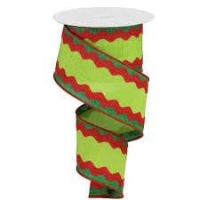 3-in-1 Ricrac Royal Juteband mit Draht, Smaragd, Limette, Rot, 6,3 cm x 9,1 m 3-in-1 Ricrac Royal Juteband mit Draht, Smaragd, Limette, Rot, 6,3 cm x 9,1 m von Wreath & Bow Co.