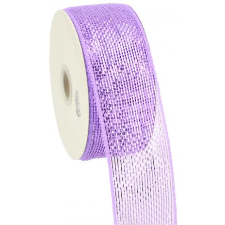 Poly-Leinen-Netz, Kranz-Schärpe, Lavendel, 6,3 cm x 22,7 m von Wreath & Bow Co.