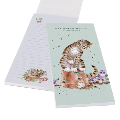 Wrendale Designs Hannah Dale Katzeneinkaufsblock "Hide and Squeak" von Wrendale Designs