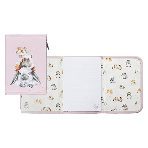 Wrendale Designs Piggy In The Middle' Notizbuchtasche [Notebook] von Wrendale Designs