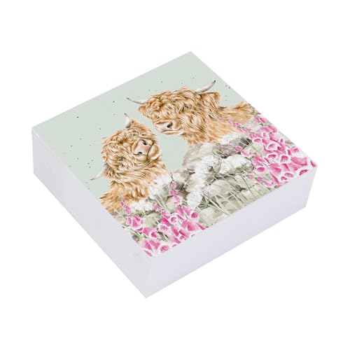 Wrendale Designs by Hannah Dale Haftnotizen "Just for Moo", Hochlandkuh von Wrendale Designs