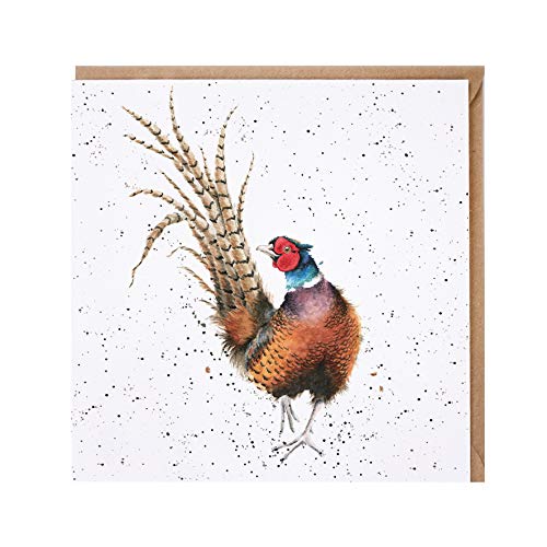 Wrendale Doppelkarte mit Umschlag, Fasan, Quadratisch, 15x15 cm Wrendale Doppelkarte mit Umschlag, Fasan, Quadratisch, 15x15 cm von Wrendale Designs