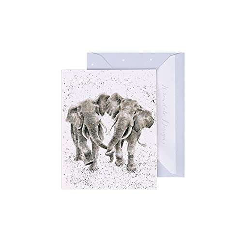 Wrendale - GE063 - Grußkarte, Doppelkarte mit Umschlag, Mini Karte, Nur für dich, Elefanten, Irrelephant, 7,5cm x 9cm Wrendale - GE063 - Grußkarte, Doppelkarte mit Umschlag, Mini Karte, Nur für dich, Elefanten, Irrelephant, 7,5cm x 9cm von Wrendale Designs