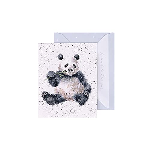 Wrendale - GE068 - Grußkarte, Doppelkarte mit Umschlag, Mini Karte, Nur für dich, Panda Bär, Bamboozled 7,5cm x 9cm Wrendale - GE068 - Grußkarte, Doppelkarte mit Umschlag, Mini Karte, Nur für dich, Panda Bär, Bamboozled 7,5cm x 9cm von Wrendale Designs