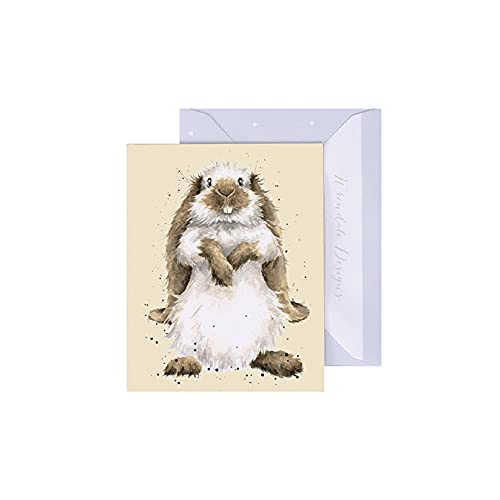Wrendale - GE099 - Grußkarte, Doppelkarte mit Umschlag, Mini Karte, Nur für dich, Hase, earissitible, 7,5cm x 9cm Wrendale - GE099 - Grußkarte, Doppelkarte mit Umschlag, Mini Karte, Nur für dich, Hase, earissitible, 7,5cm x 9cm von Wrendale Designs