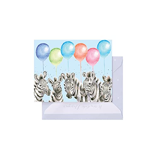 Wrendale - GE110 - Grußkarte, Doppelkarte mit Umschlag, Mini Karte, Nur für dich, Zebras, Really Wild, 7,5cm x 9cm Wrendale - GE110 - Grußkarte, Doppelkarte mit Umschlag, Mini Karte, Nur für dich, Zebras, Really Wild, 7,5cm x 9cm von Wrendale Designs