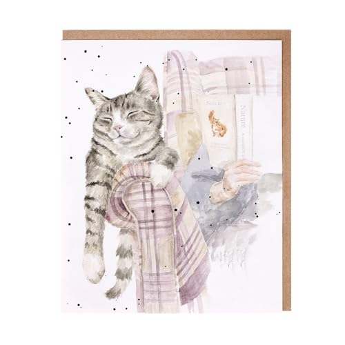 Wrendale - JCS249 - Grußkarte, Doppelkarte mit Umschlag, The country set, Katzen, lazy Sunday, 17cm x 14cm Wrendale - JCS249 - Grußkarte, Doppelkarte mit Umschlag, The country set, Katzen, lazy Sunday, 17cm x 14cm von Wrendale Designs