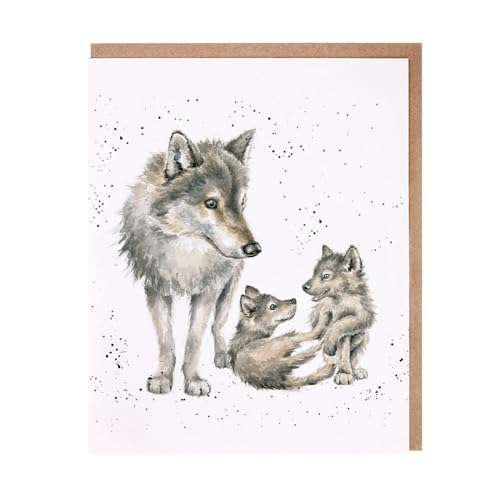 Wrendale - JZ041 - Doppelkarte mit Umschlag, Wolf Pack, 17cm x 14cm Wrendale - JZ041 - Doppelkarte mit Umschlag, Wolf Pack, 17cm x 14cm von Wrendale Designs