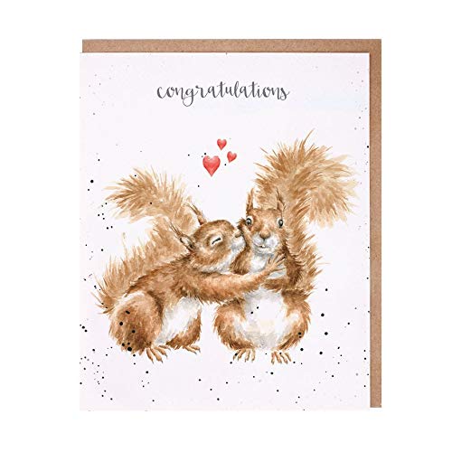 Wrendale - OC107 - Doppelkarte mit Umschlag, Geburtstag, Eichhörnchen, congratulations, 14cm x 17cm Wrendale - OC107 - Doppelkarte mit Umschlag, Geburtstag, Eichhörnchen, congratulations, 14cm x 17cm von Wrendale Designs