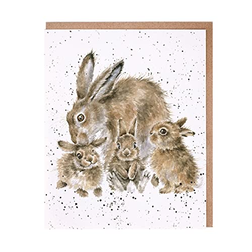 Wrendale - ACS183 - Grußkarte, Doppelkarte mit Umschlag, furever and always, Hasen, The Country Set Karte, 17cm x 12,5cm Wrendale - ACS183 - Grußkarte, Doppelkarte mit Umschlag, furever and always, Hasen, The Country Set Karte, 17cm x 12,5cm von Wrendale Designs