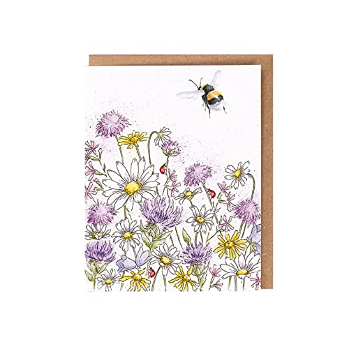 Wrendale - WILD006 - Grußkarte, Doppelkarte mit Umschlag, Hummel, 14,5cm x 10,8cm Wrendale - WILD006 - Grußkarte, Doppelkarte mit Umschlag, Hummel, 14,5cm x 10,8cm von Wrendale Designs