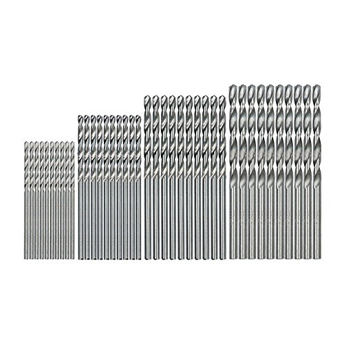 Wresetly 40 Stück Mini-Bohrer HSS Bit 0,5 mm - 2,0 mm gerade PCB Spiralbohrer Set Wresetly 40 Stück Mini-Bohrer HSS Bit 0,5 mm - 2,0 mm gerade PCB Spiralbohrer Set von Wresetly