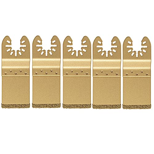 Wresetly Diamant-Sägeblatt, oszillierend, universal, 5-teiliges Set, für Freigabe, Multi-Werkzeug-Klinge, Dics-Schnitt Wresetly Diamant-Sägeblatt, oszillierend, universal, 5-teiliges Set, für Freigabe, Multi-Werkzeug-Klinge, Dics-Schnitt von Wresetly