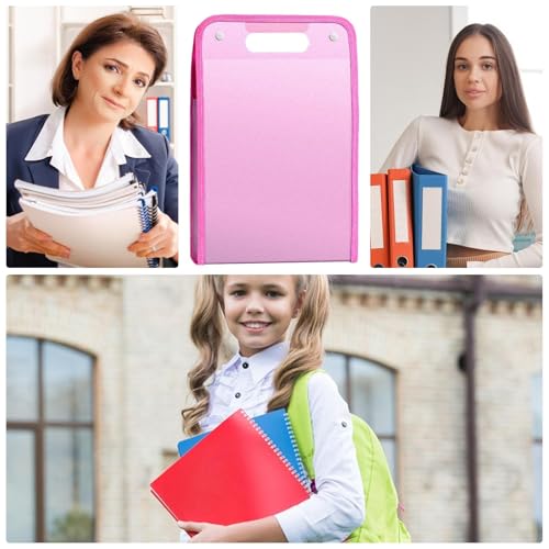 -Aktenordner, 13 Taschen, tragbarer Dokumentenhalter, Polypropylen, ideal für Quittungen und Rechnungen, perfekt für Reisen, Konferenzräume, Klassenzimmer, Einzelhandelstheken, Zuhause von Wrohto