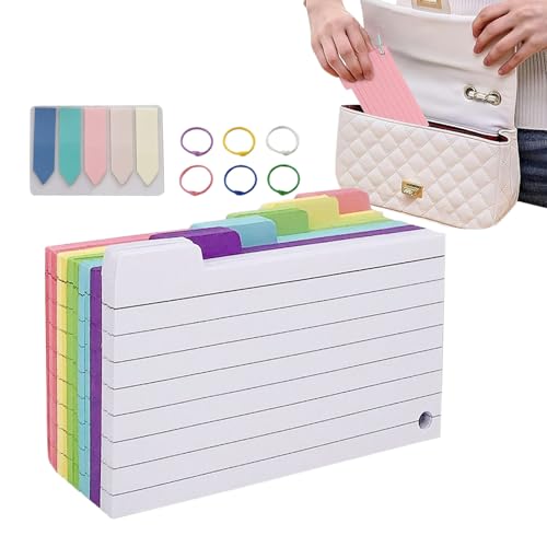 Farbige Karteikarten - 300 Notizkarten für Schüler | Schwergewichts -Flash -Karte mit Aufklebern für Schulstudien, Rezeptschreiben, Haushaltserinnerungen, Prüfungsvorbereitung, Klassenzimmerlernen Farbige Karteikarten - 300 Notizkarten für Schüler | Schwergewichts -Flash -Karte mit Aufklebern für Schulstudien, Rezeptschreiben, Haushaltserinnerungen, Prüfungsvorbereitung, Klassenzimmerlernen von Wrohto
