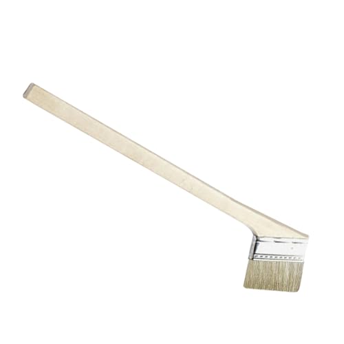Pinsel, ergonomischer Möbelpinsel für Heimwerker-Projekte, Faser, Borsten, ideal für Innenbereich, Decken, Außenlackierung, Wände und Bootswartungsaufgaben, 10,16 cm Pinsel, ergonomischer Möbelpinsel für Heimwerker-Projekte, Faser, Borsten, ideal für Innenbereich, Decken, Außenlackierung, Wände und Bootswartungsaufgaben, 10,16 cm von Wrohto