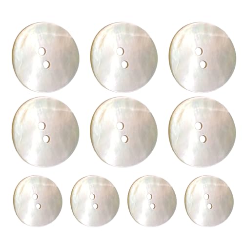 Shell Buttons Bulk, 10pcs Round Clothing, Shell 2-Hole Design River Shells Cardigan Button for Suit, Windbreakers Buttons, Coat, Windbreaker, Sweater, 1cm Shell Buttons Bulk, 10pcs Round Clothing, Shell 2-Hole Design River Shells Cardigan Button for Suit, Windbreakers Buttons, Coat, Windbreaker, Sweater, 1cm von Wrohto