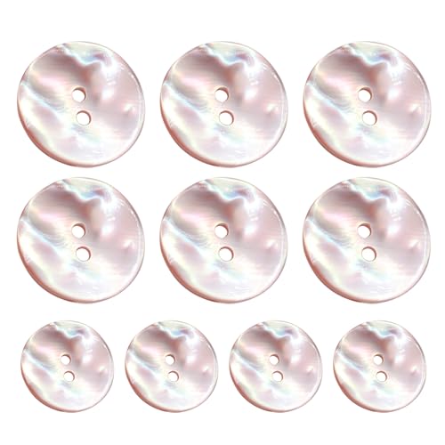 Shell Buttons Bulk, 10pcs Round Clothing, Shell 2-Hole Design River Shells Cardigan Button for Suit, Windbreakers Buttons, Coat, Windbreaker, Sweater, 1cm Shell Buttons Bulk, 10pcs Round Clothing, Shell 2-Hole Design River Shells Cardigan Button for Suit, Windbreakers Buttons, Coat, Windbreaker, Sweater, 1cm von Wrohto