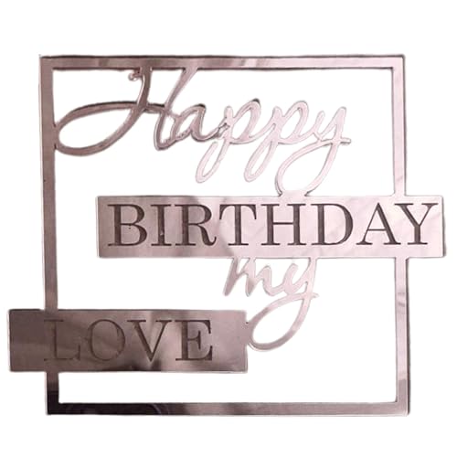 Wrohto Happy My Love Cake Topper | Lover Cake Topper | My Love Cake Decoration Lover Cake Topper Acrylic Cake Topper Wrohto Happy My Love Cake Topper | Lover Cake Topper | My Love Cake Decoration Lover Cake Topper Acrylic Cake Topper von Wrohto
