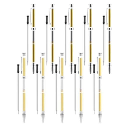Wrtysully 10-Teiliges Stift-Set zum Drechseln, 7 mm, Slimline-Stift-Drehset mit Nachfüll-Drehbank-Zubehör, Silber Wrtysully 10-Teiliges Stift-Set zum Drechseln, 7 mm, Slimline-Stift-Drehset mit Nachfüll-Drehbank-Zubehör, Silber von Wrtysully