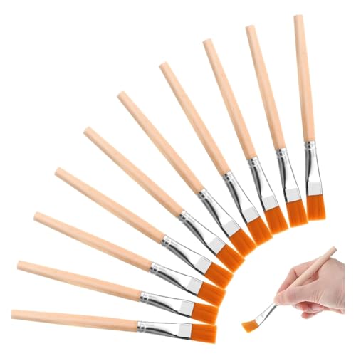 Wrtysully 30 Stück Flache Pinsel, 3/4 Holzpinsel Künstlerpinsel Aquarellpinsel Großmengenmalerei für Kunst Wrtysully 30 Stück Flache Pinsel, 3/4 Holzpinsel Künstlerpinsel Aquarellpinsel Großmengenmalerei für Kunst von Wrtysully