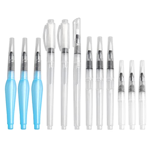 Wrtysully Aquarell-Pinselstifte-Set, 12Er-Pack Wasserpinsel-Stifte NachfüLlbare Aqua-Pinsel Tinte und Wasserpinsel-Stifte Kunstbedarf Wrtysully Aquarell-Pinselstifte-Set, 12Er-Pack Wasserpinsel-Stifte NachfüLlbare Aqua-Pinsel Tinte und Wasserpinsel-Stifte Kunstbedarf von Wrtysully