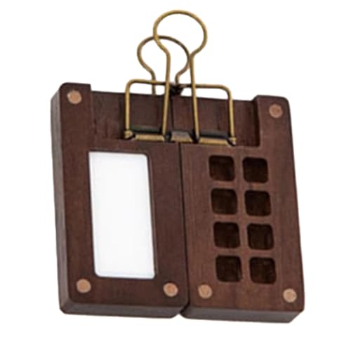 Wrtysully Tragbare Mini-Aquarellpalette für Unterwegs - Leerer Acrylfarbkasten Aus mit Quadratischer Ablage für Kunstmalerei, Künstlerbedarf von Wrtysully