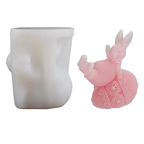 3D Kaninchen Silikonform Harz Dekorative Handwerksform Für Handwerk Duft Kerzenseife Herstellung Wohnkulturformen Schimmelpilze 3D Kaninchen Silikonform Harz Dekorative Handwerksform Für Handwerk Duft Kerzenseife Herstellung Wohnkulturformen Schimmelpilze von Wsdsgz