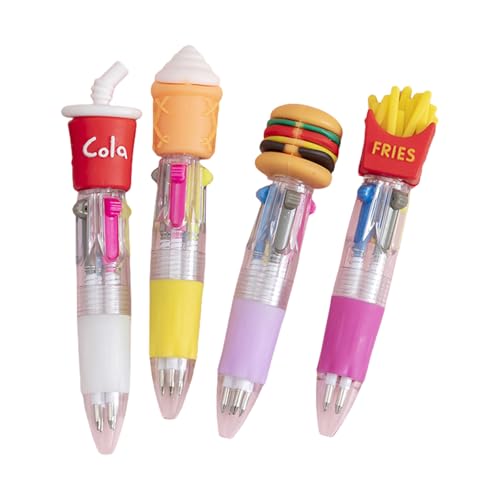 4PCS Cartoon Multicolor Pen 4 Color In-1 Pen Multicolored Kugelschreiber Für Farbcodierung Schreiben Von Zeichnungen Journaling Renner Kugelschreiber 4PCS Cartoon Multicolor Pen 4 Color In-1 Pen Multicolored Kugelschreiber Für Farbcodierung Schreiben Von Zeichnungen Journaling Renner Kugelschreiber von Wsdsgz